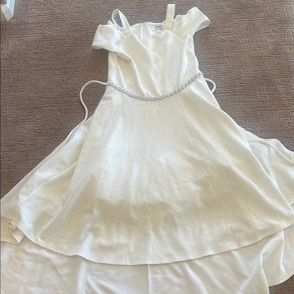 Elegant White Kids Dress